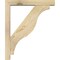 Ekena Millwork Funston Block Rough Sawn Bracket w/ Offset Brace, Douglas Fir, 4"W x 20"D x 24"H BKT0402X20X24FST05RDF - alternate 2